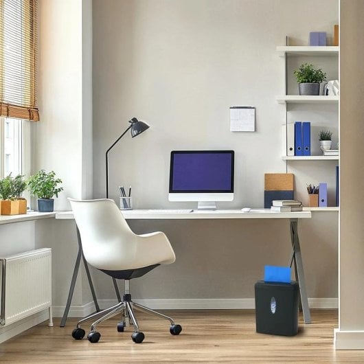 Destructeur de papier Hama Safe X100CD coupe croisée 10 feuilles 15L noir