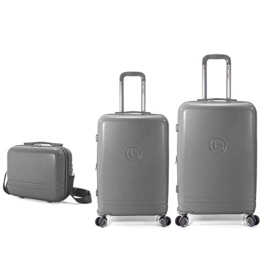 Benzi Bz5827g-60/50 Juego De Maletas, 2 Piezas Rígidas Extensibles Abs Y Neceser, Cabina 50 Cm Y Mediana 60 Cm, 4 Ruedas