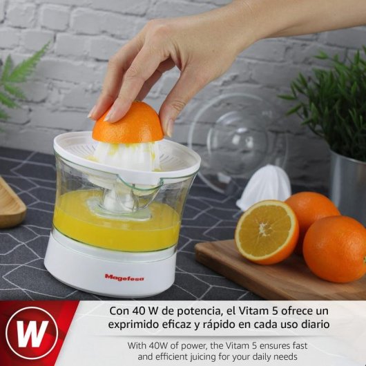 Exprimidor Magefesa Vitam 5 40 W 0,5 L duplo cone filtro regulável