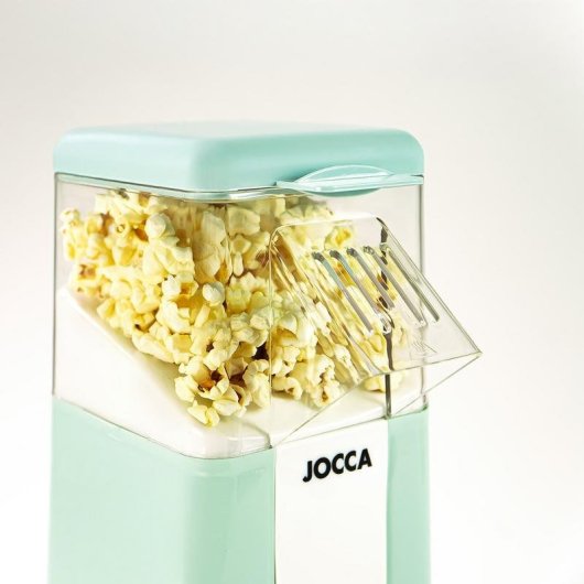 Palomitero JOCCA 5617T 1200 W Turquesa Vintage con vaso medidor