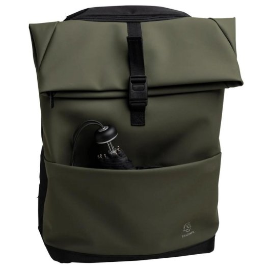 Mochila EXACOMPTA Exactive Young 15,6'' 8 l caqui impermeável reciclada