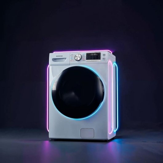 Lavadora Infiniton WM-H180DBM Carga Frontal 18 kg 1000 rpm Clase D Blanca Vapor Care