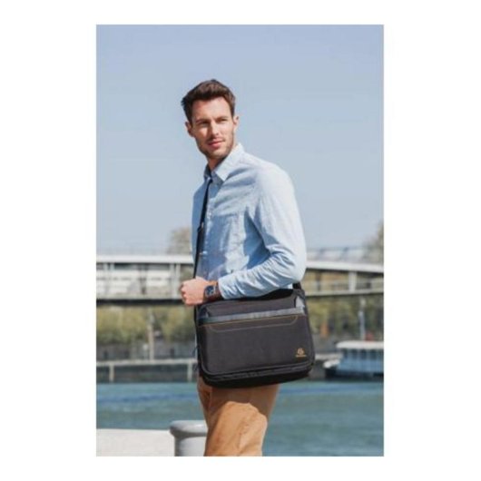 Mala EXACOMPTA Exactive 17234E 14 polegadas poliéster preto 10 l