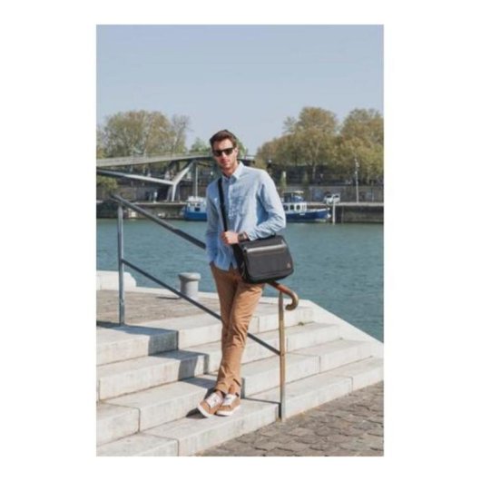 Mala EXACOMPTA Exactive 17234E 14 polegadas poliéster preto 10 l