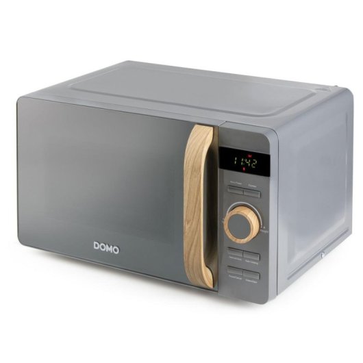 Micro-ondes Domo DO3420 20L 700W 5 niveaux 8 programmes Finition Bois