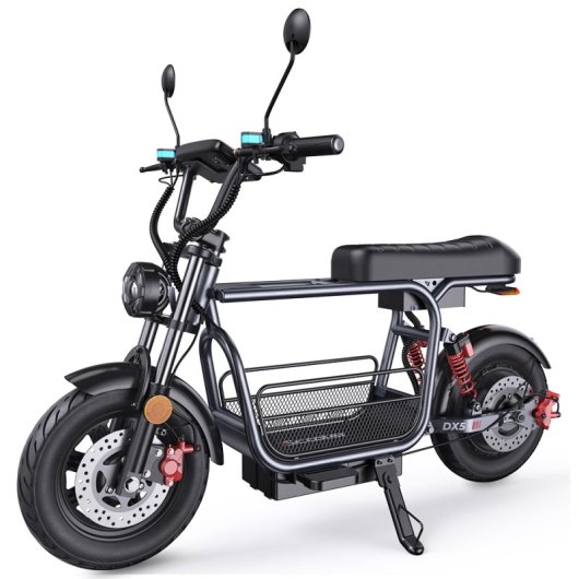 Iscooter Dx5 Patinete Eléctrico - 1500w, 48v 15.6ah, Autonomía 60-72km, Velocidad 55km/h, Suspensión Hidráulica + Aire, 
