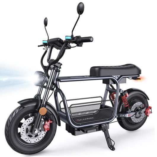 Iscooter Dx5 Patinete Eléctrico - 1500w, 48v 15.6ah, Autonomía 60-72km, Velocidad 55km/h, Suspensión Hidráulica + Aire, 