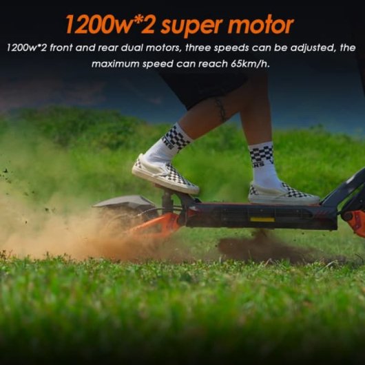 Kukirin G3 Pro Patinete Eléctrico Plegable 52v 23.4ah, 1200w×2 Motores Dobles, Neumáticos 10'', Frenos De Aceite, Suspen