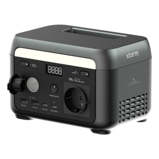 Energie-Station XTORM XP2W200 102,4Wh 1 AC-Anschluss 4 USB-Anschlüsse LiFePO4 Batterie LCD-Display Tragegriff