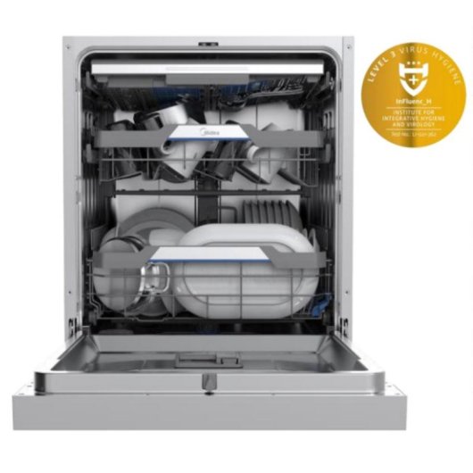 Lavavajillas Midea MDWEF1433DW-WA 14 Serviços A WiFi Porta Automática