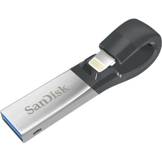Memoria USB SanDisk iXpand 64 GB USB 3.2 Lightning para iPhone y iPad