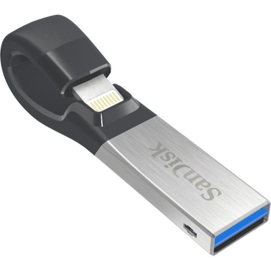 Memoria USB SanDisk iXpand 64 GB USB 3.2 Lightning para iPhone y iPad