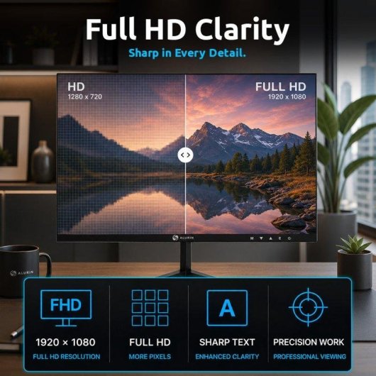 Monitor PC Alurin CoreVision 120IPSLite 22" FullHD 120Hz IPS HDR10 Adaptive Sync