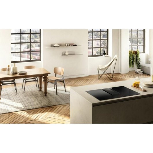 Piano Elica NIKOLATESLA ALPHA BL/A/78 induzione 4 zone cappa integrata