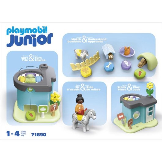 Set de juguete PLAYMOBIL 71690 Jardín Multicolor Plástico 21 piezas