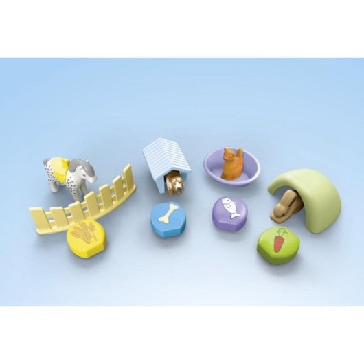 Set de juguete PLAYMOBIL 71690 Jardín Multicolor Plástico 21 piezas