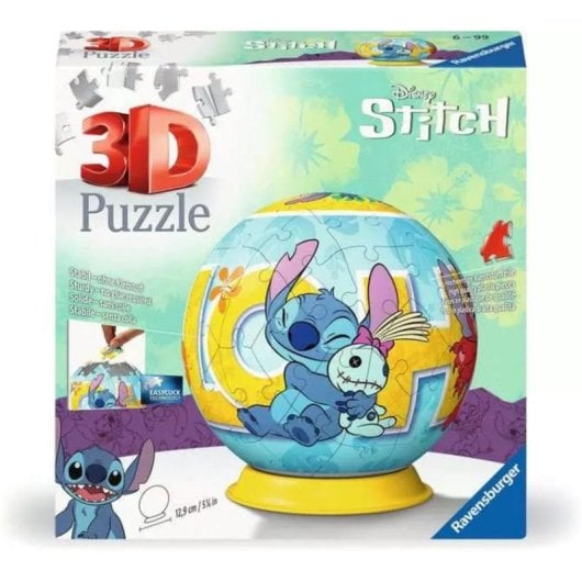 Puzzle 3D Ravensburger Stitch Disney 73 pieces multicolore enfant adulte