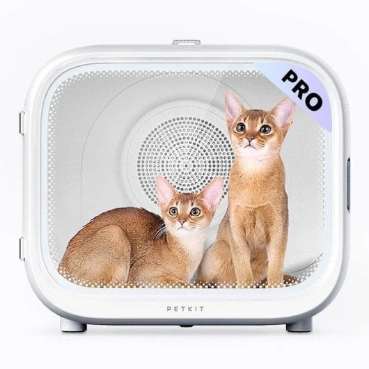 Secador para mascotas PETKIT AirSalon Max Pro cabina automática 60L control app blanco