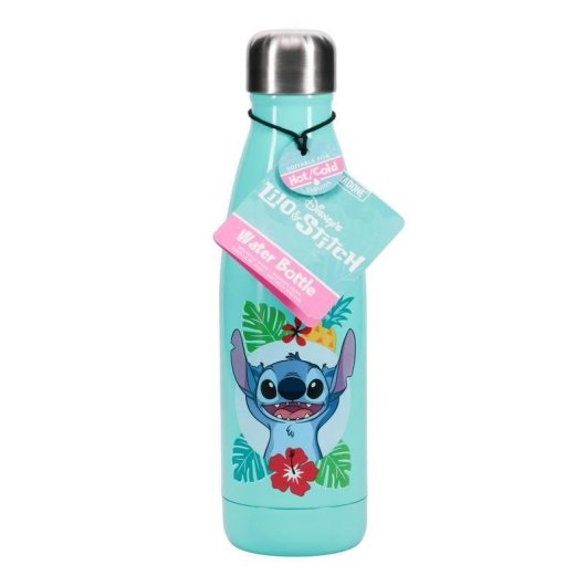 Trinkflasche FUNKO Stitch Edelstahl 500 ml Blau Disney