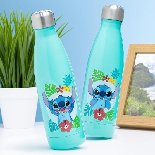 Trinkflasche FUNKO Stitch Edelstahl 500 ml Blau Disney