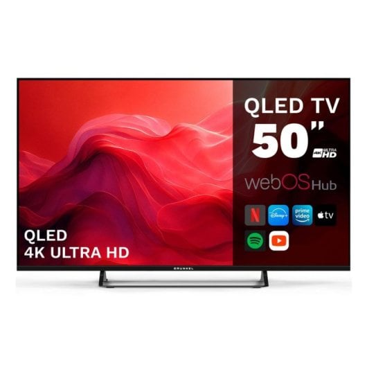 TV Grunkel QLED QLED-5025W 50" 4K UltraHD 60Hz Smart TV WebOS HDR10 USB-PVR