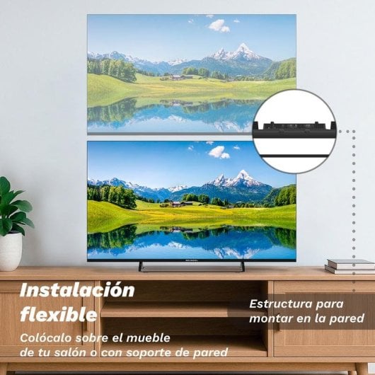 TV Grunkel QLED QLED-5025W 50" 4K UltraHD 60Hz Smart TV WebOS HDR10 USB-PVR