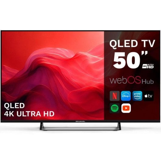 TV Grunkel QLED QLED-5025W 50" 4K UltraHD 60Hz Smart TV WebOS HDR10 USB-PVR
