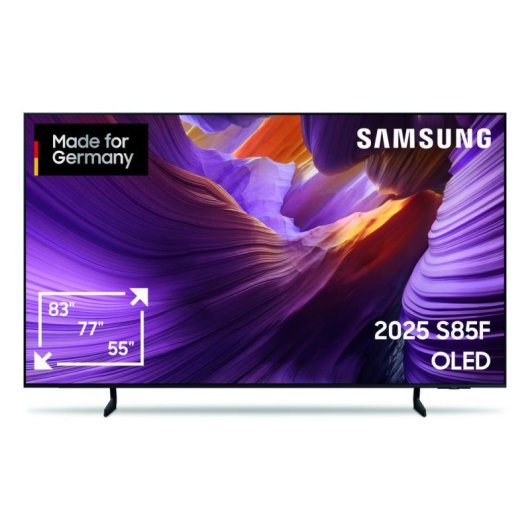 TV Samsung OLED GQ55S85FAU 55" 4K UltraHD 120Hz Smart TV Tizen HDR10+ Dolby Atmos