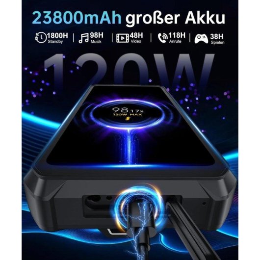 Unihertz Tank 3 Pro 5G 16GB 512GB 6.79" Noir
