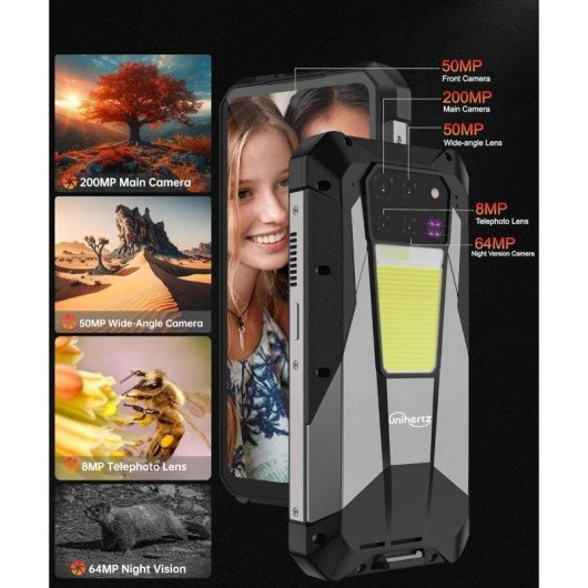 Unihertz Tank 3 Pro 5G 16GB 512GB 6.79" Noir