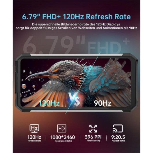 Unihertz Tank 3 Pro 5G 16GB 512GB 6.79" Noir