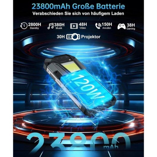 Unihertz Tank 2 Pro 4G 12GB 512GB 6.79" Noir