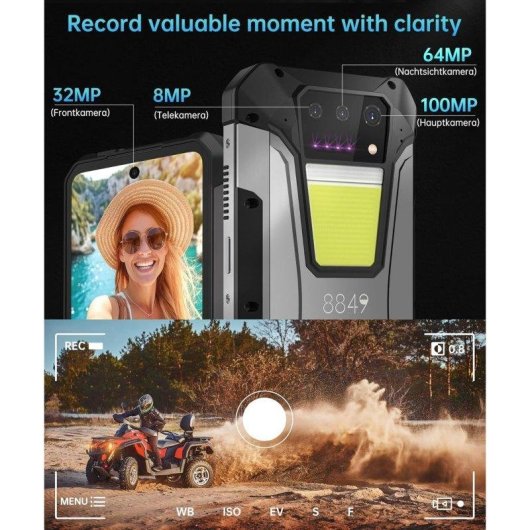 Unihertz Tank 2 Pro 4G 12GB 512GB 6.79" Noir