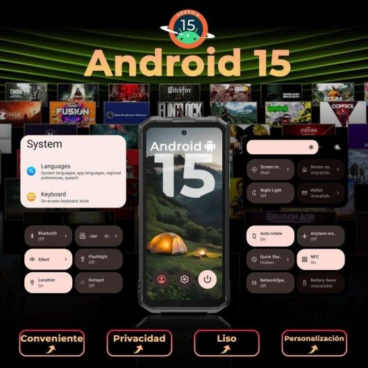 HOTWAV Hyper 8 Pro 5G 12GB 512GB 6.8" Noir