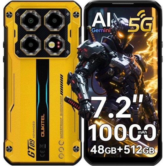 Oukitel WP60 5G 16GB 512GB 7.2" Jaune
