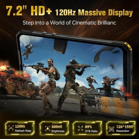 Oukitel WP60 5G 16GB 512GB 7.2" Jaune