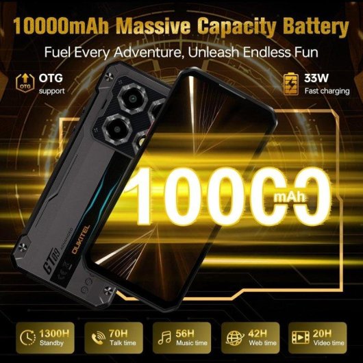 Oukitel WP60 5G 16GB 512GB 7.2" Jaune