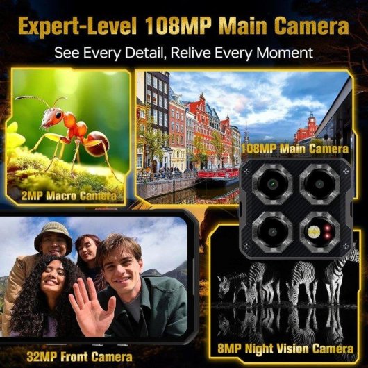 Oukitel WP60 5G 16GB 512GB 7.2" Jaune