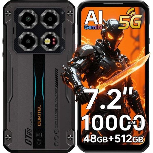 Oukitel WP60 5G 16GB 512GB 7.2" Noir