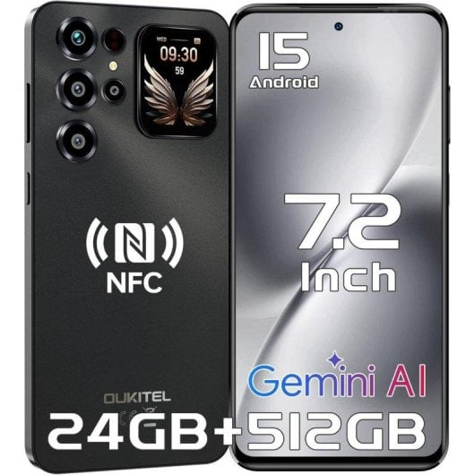Oukitel C68 Plus 4G 8GB 512GB 7.2" Schwarz
