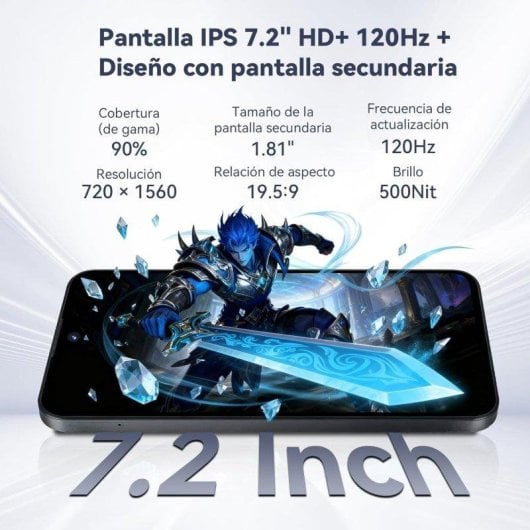 Oukitel C68 Plus 4G 8GB 512GB 7.2" Schwarz