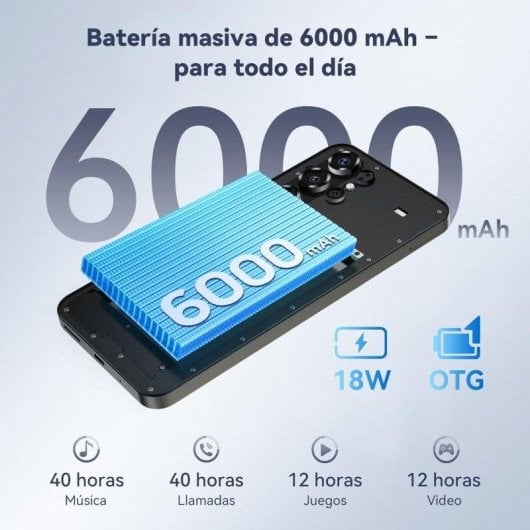 Oukitel C68 Plus 4G 8GB 512GB 7.2" Schwarz
