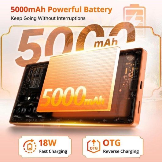 Oukitel C66 4G 8GB 512GB 6.73" Naranja