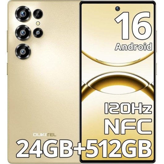 Oukitel C66 4G 8GB 512GB 6.73" Dorado