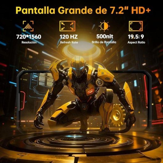 Oukitel WP60 5G 12 Go Orange 7,2" 512 Go Smartphone ultra-résistant