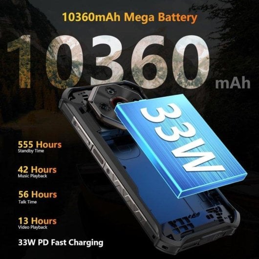 Ulefone Armor X16 4G 6GB 128GB 6.56" Nero NFC