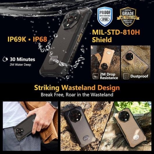 Ulefone Armor X16 4G 6GB 128GB 6.56" Nero NFC