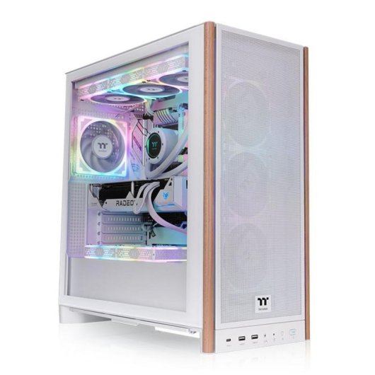 Tour ATX Thermaltake S370 WS Snow Blanc Verre Trempé Gaming