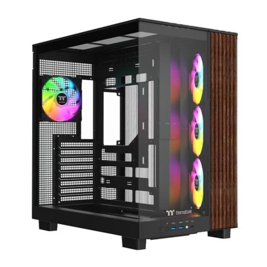 Torre ATX Thermaltake View 380 XL WS ARGB dupla câmara vidro temperado RGB