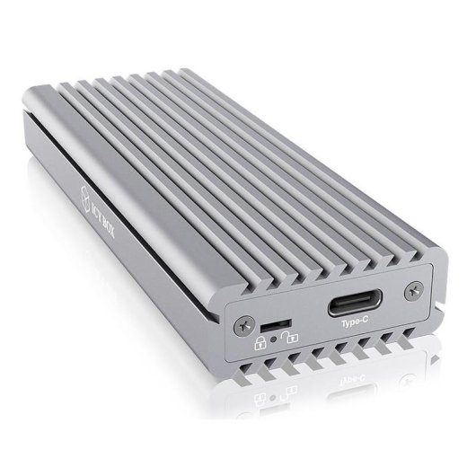 Caixa SSD Externa ICY BOX IB-1817Ma-C31 M.2 Alumínio Prata USB Tipo C